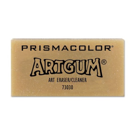 Dymo Prismaclor, ARTGUM ERASER, RECTANGULAR, LARGE, OFF WHITE, KNEADED RUBBER, DOZEN 73030